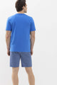Mey Tweedelige Korte Pyjama Esbjerg Heren 33020 744 malibu blue Foto 18208