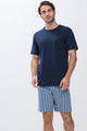 Mey Tweedelige Korte Pyjama Heren 18770  668 yacht blue Foto 16857