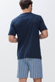 Mey Tweedelige Korte Pyjama Heren 18770  668 yacht blue Foto 16858