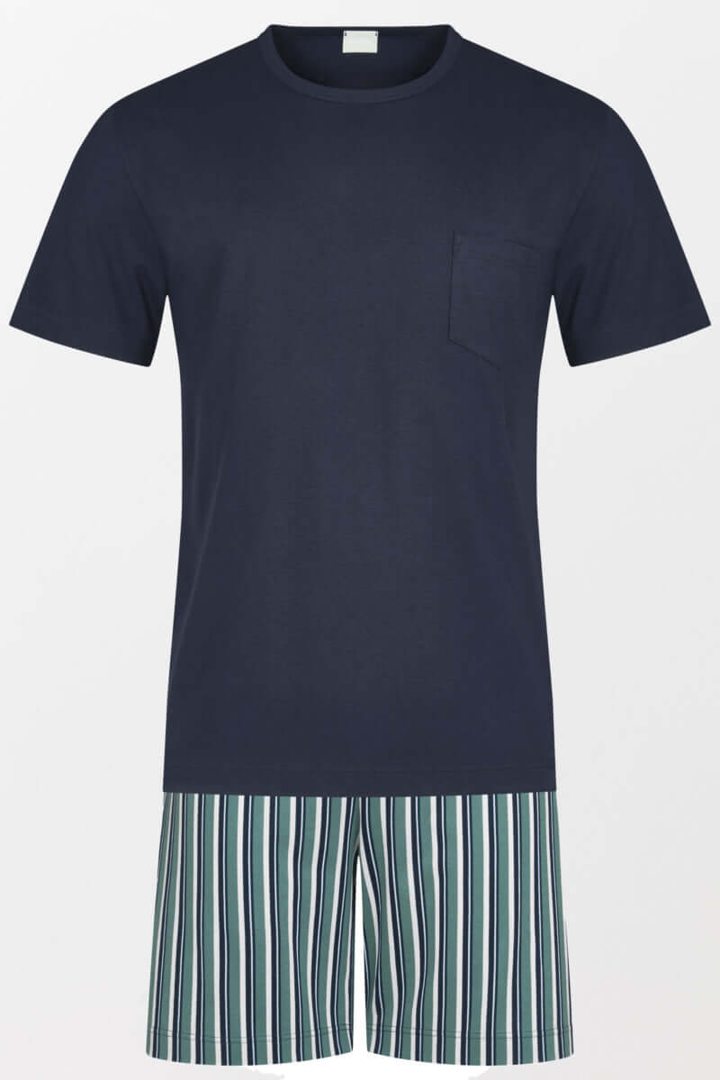 Mey Tweedelige Korte Pyjama Kilden Heren 33027 668 yacht blue Foto 11112