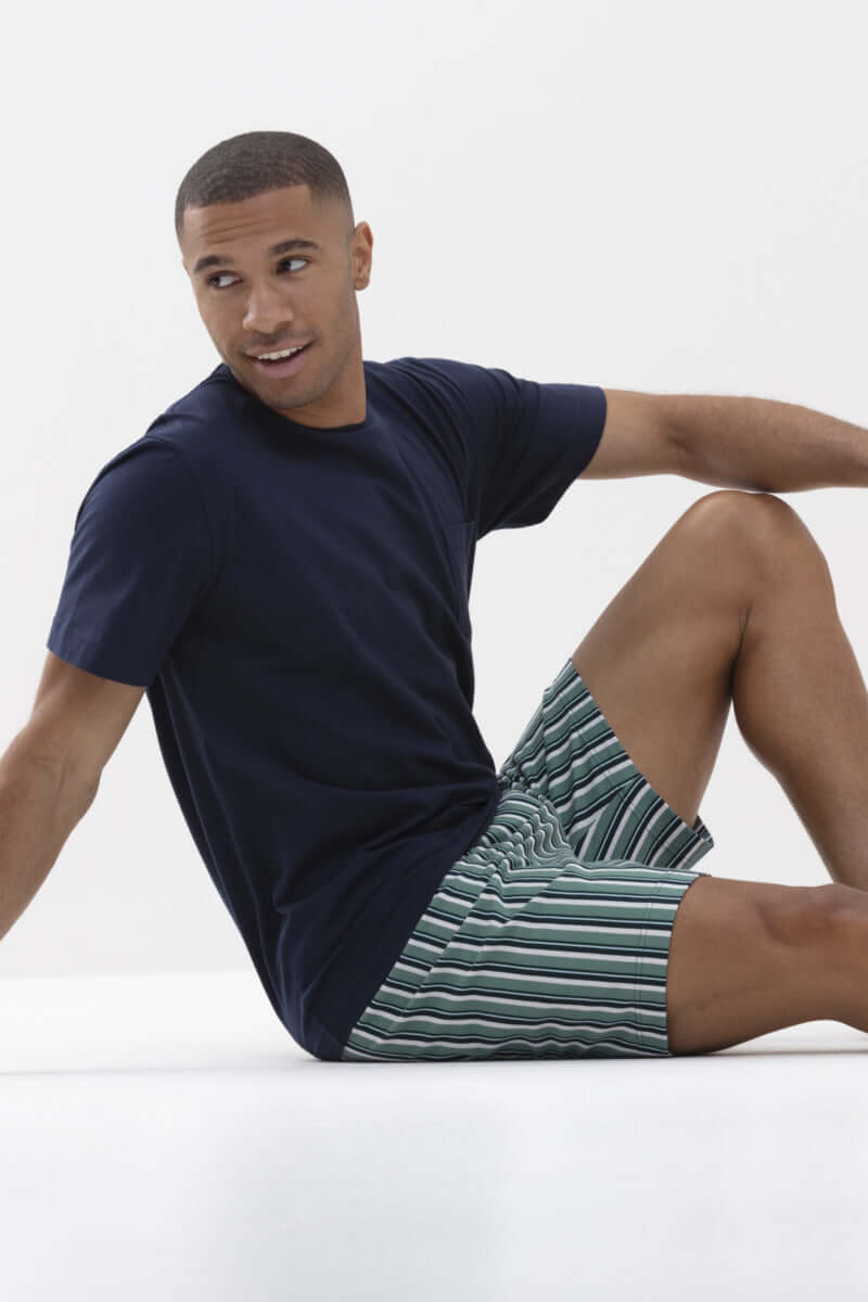 Mey Tweedelige Korte Pyjama Kilden Heren 33027 668 yacht blue Foto 11117