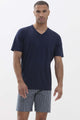 Mey Tweedelige Korte Pyjama Sonderborg Heren 33024 668 yacht blue Foto 18213