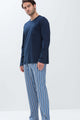 Mey Tweedelige Lange Pyjama Heren 18780  668 yacht blue Foto 6856