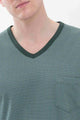 Mey Tweedelige Pyjama Mini Points Heren 34038 770 evergreen Foto 23513
