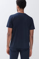 Mey zzzleepwear T-Shirt Korte Mouw Heren 66630 668 yacht blue Foto 17362