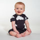 SNURK Cloud 9 Grey Black Short Baby Foto 10607