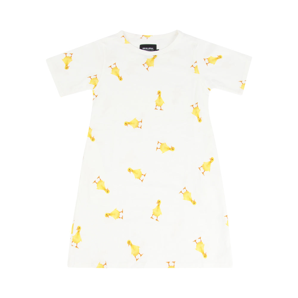 SNURK Duckies T-shirt Dress Kinderen Foto 30338