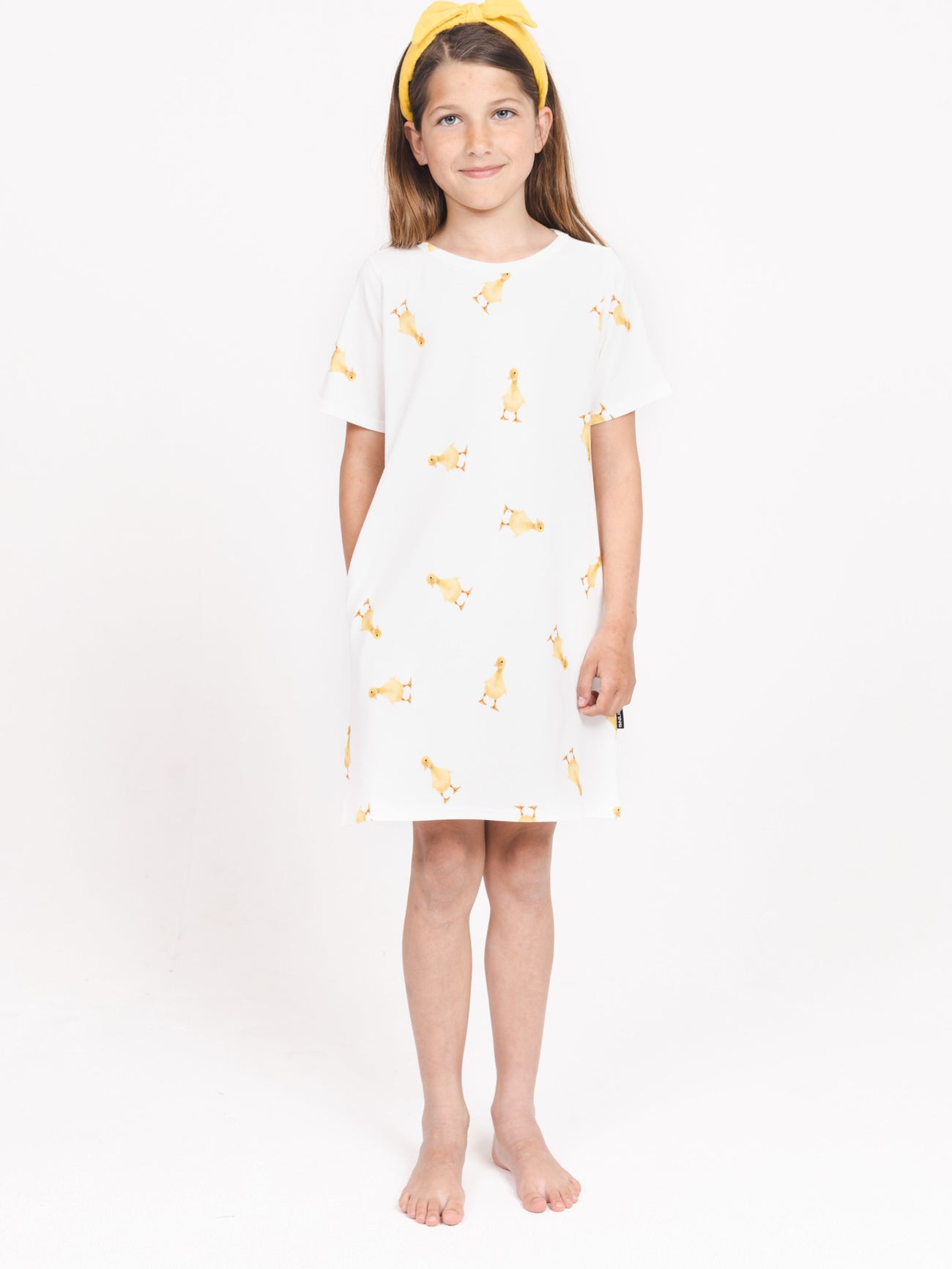 SNURK Duckies T-shirt Dress Kinderen Foto 30339