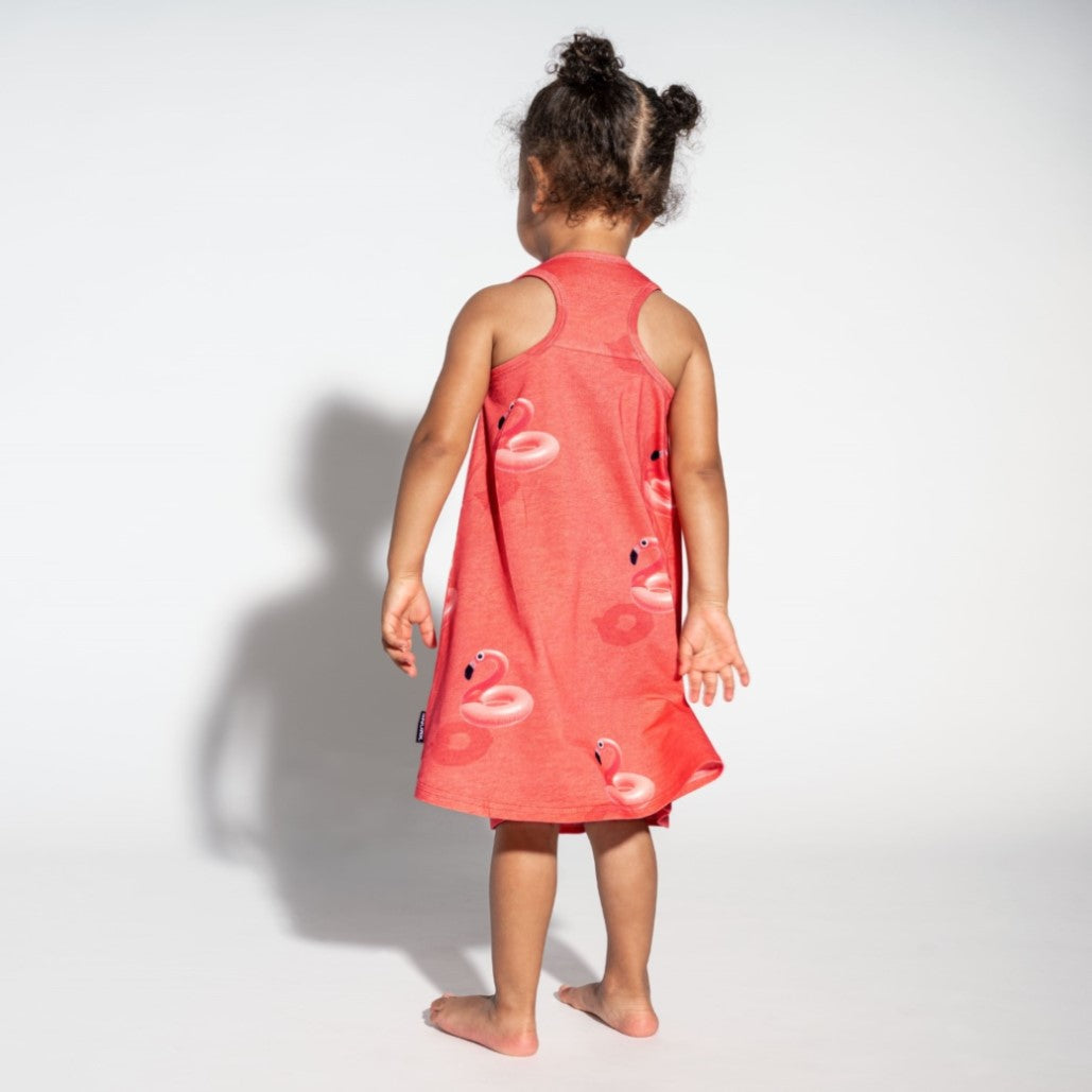 SNURK Floating Flamingo Tank Dress Kids Foto 19059