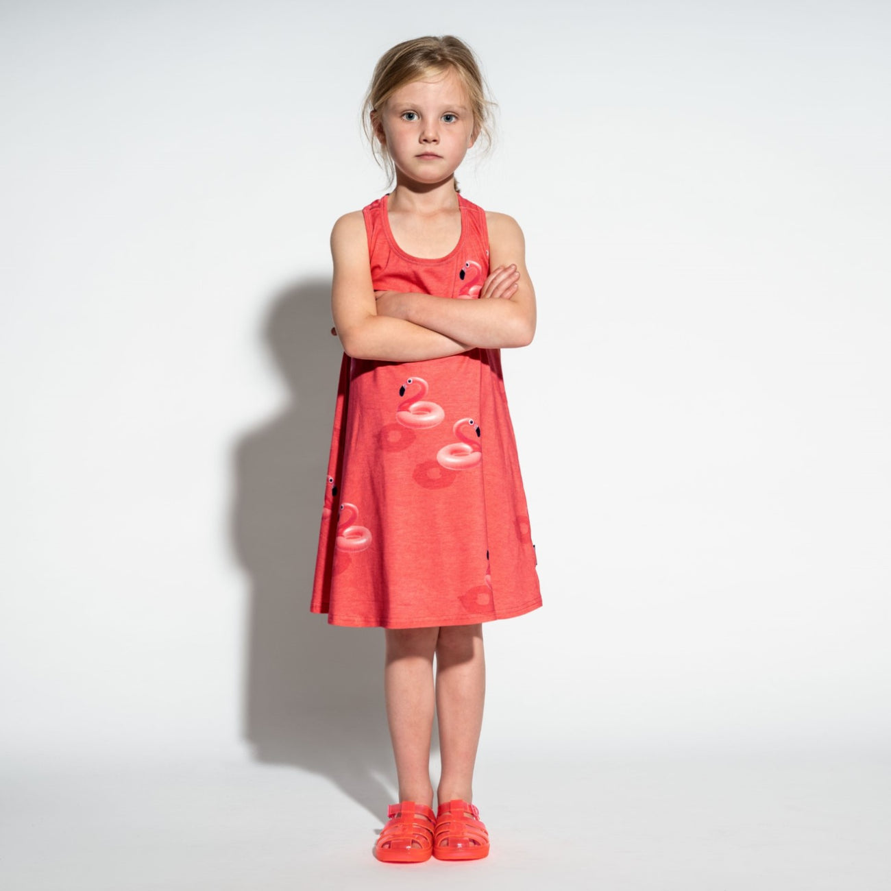 SNURK Floating Flamingo Tank Dress Kids Foto 19061