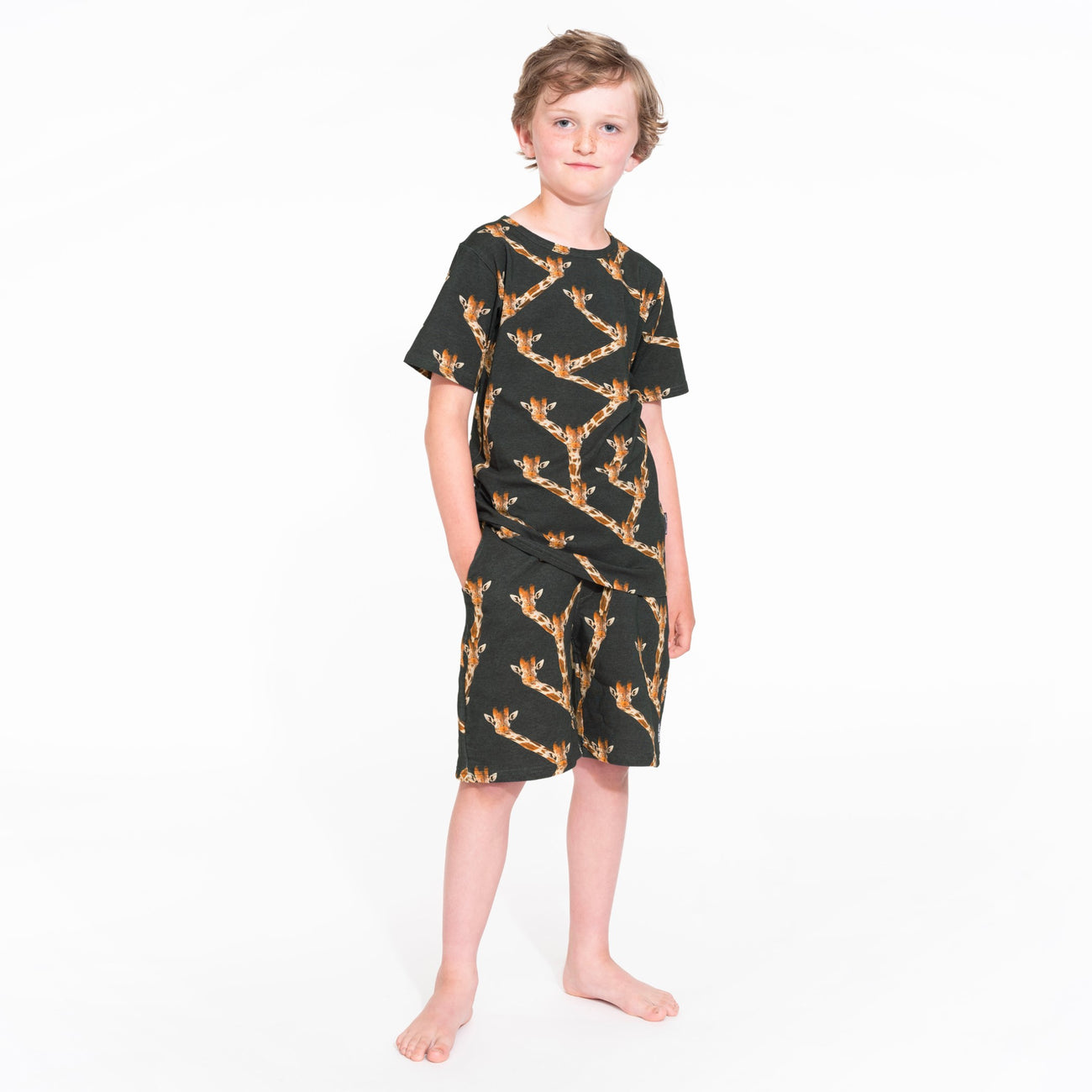 SNURK Giraffe Black Short Kids Foto 15048