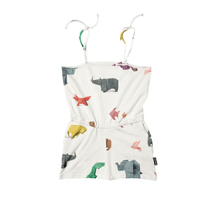 SNURK Kinder Playsuit Paper Zoo Foto 7266