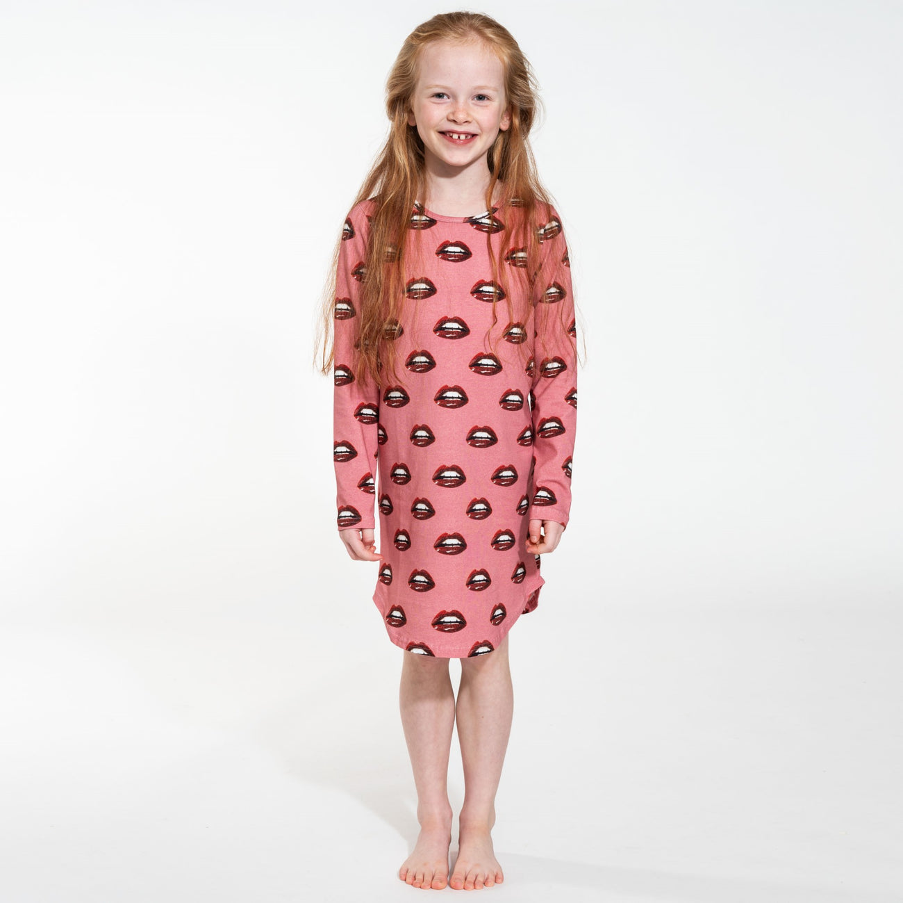 SNURK Kiss Kiss Long Sleeve Dress Kids Foto 12702