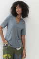 Shirtje korte Mouw Lovestory Alena Dames 16216 15 venice blue Foto 19183